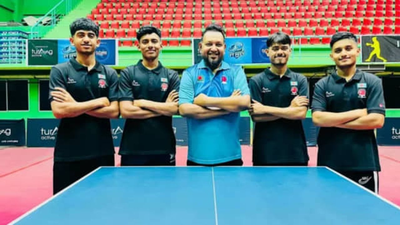 দক্ষিণ এশিয়ান টেবিল টেনিসে অনূর্ধ্ব-১৯ স্বর্ণ জিতল বাংলাদেশ