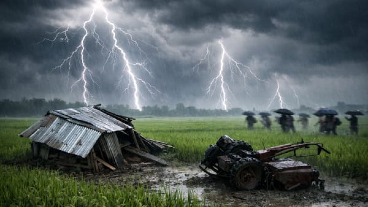 দেশের ছয় জেলায় বজ্রপাতে ১২ জনের মৃত্যু, আহত অনেকে