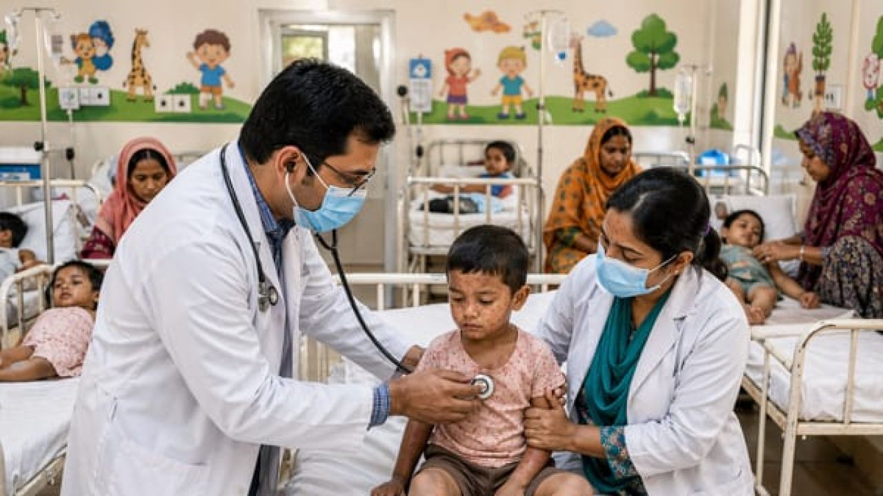 হামের উপসর্গে আরও পাঁচ শিশুর মৃত্যু, নতুন রোগী শনাক্ত ১২৯