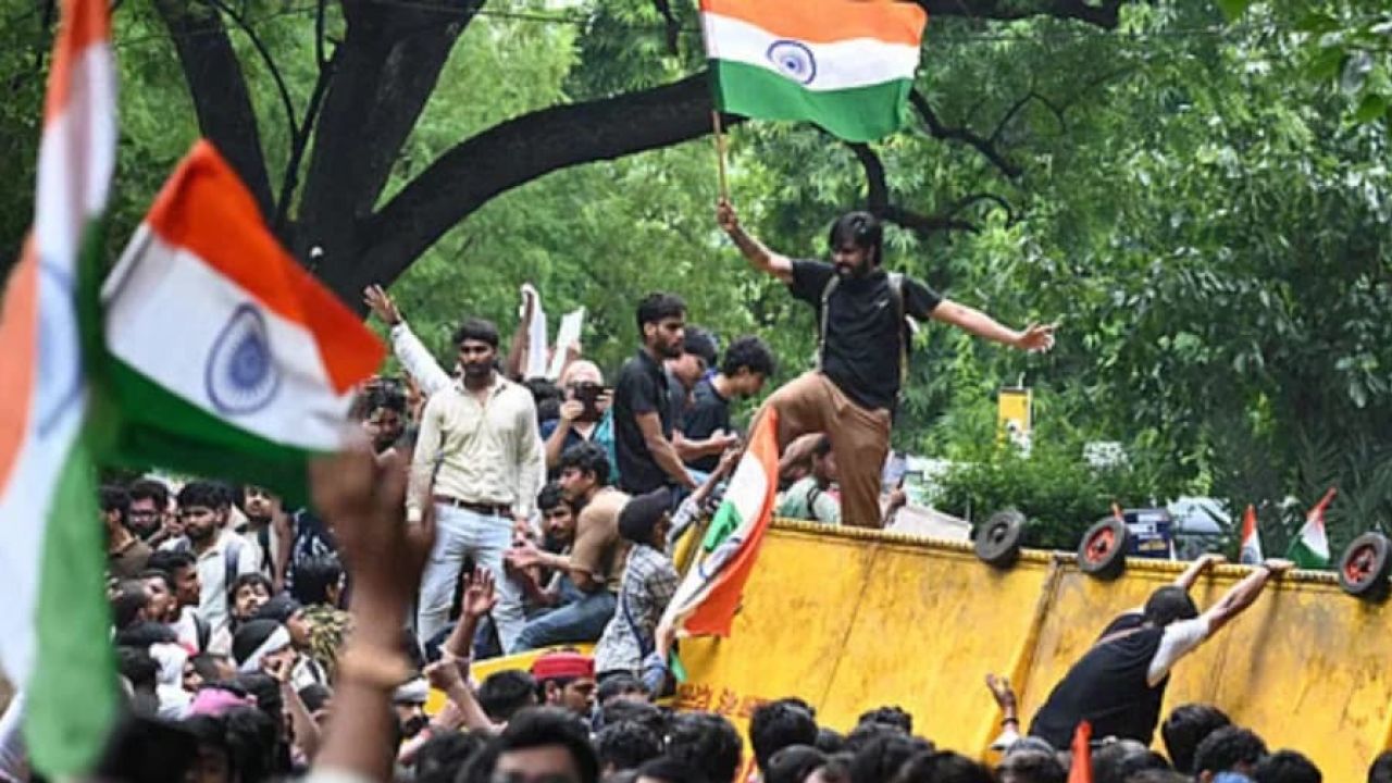 নতুন বিক্ষোভকারীদের ঢল যন্তর মন্তরে, নিরাপত্তা জোরদার