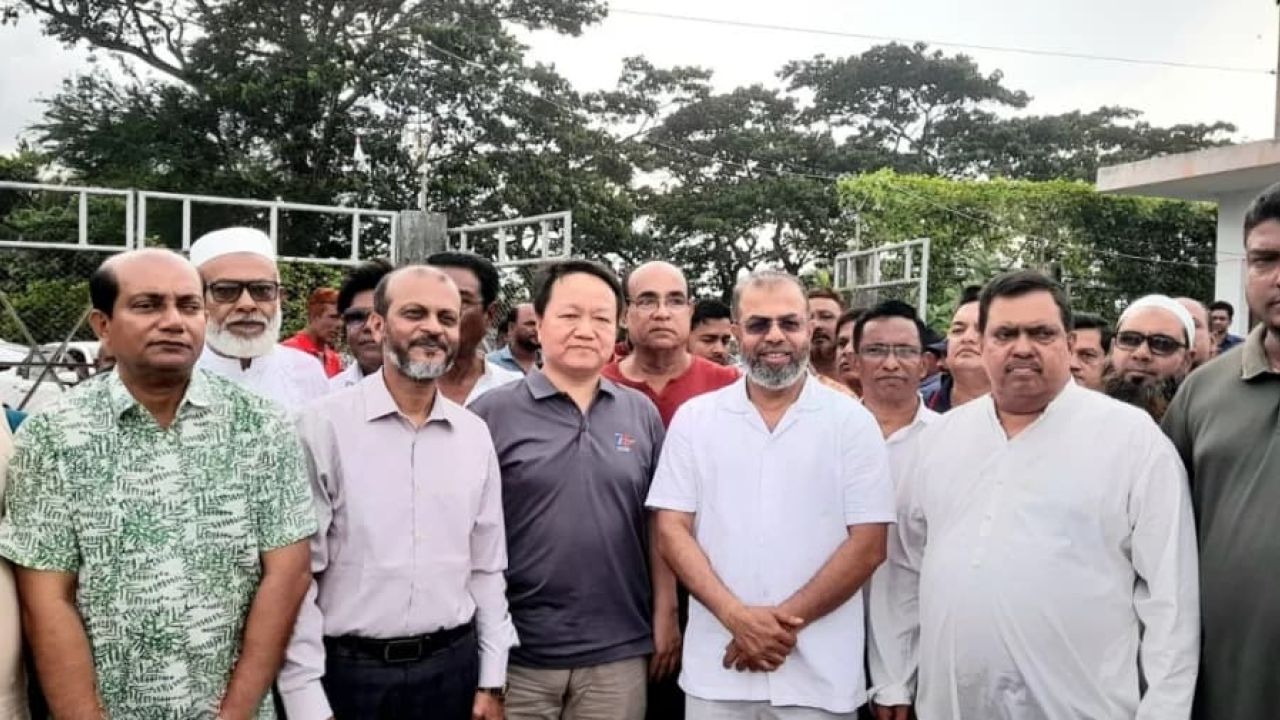 খানজাহান আলী বিমানবন্দর প্রকল্প পরিদর্শনে চীনা প্রতিনিধি দল