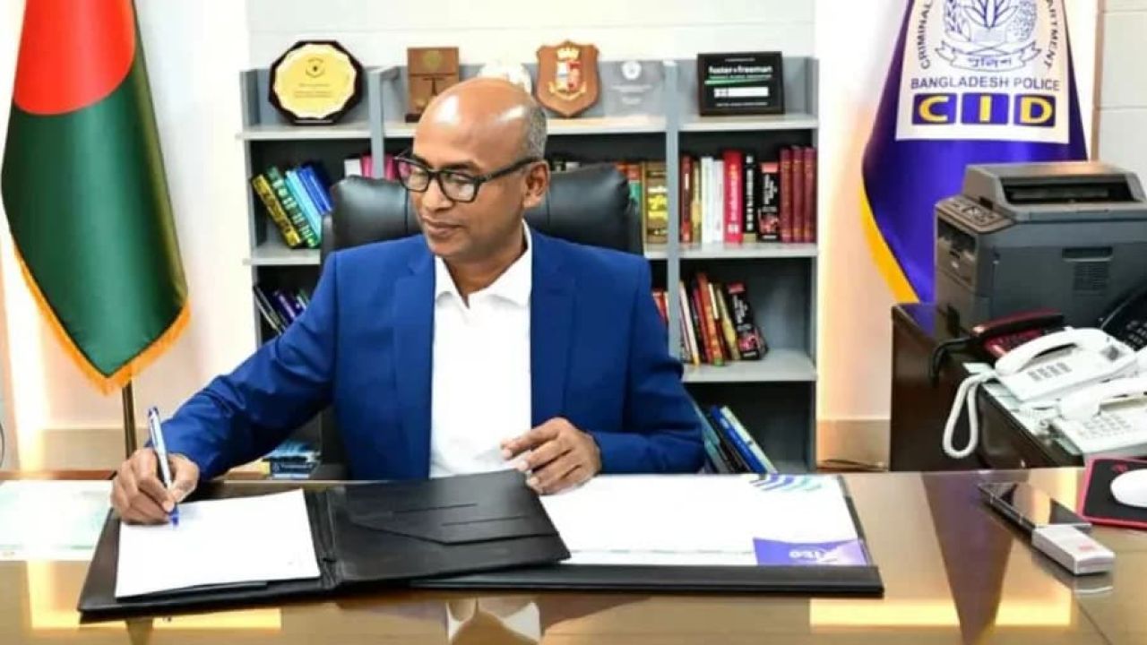 সিআইডির নতুন প্রধান ব্যারিস্টার মোহাম্মদ মোশাররফ হোছাইন